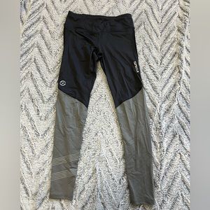 Virus Compression Tights Leggings colorblock mesh action sport performance XS